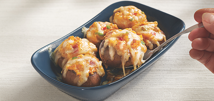 Seafood-Stuffed Mushrooms