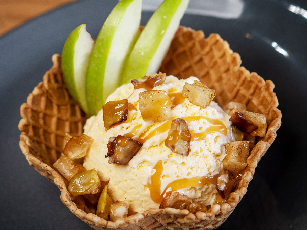 Apple Caramel Waffle