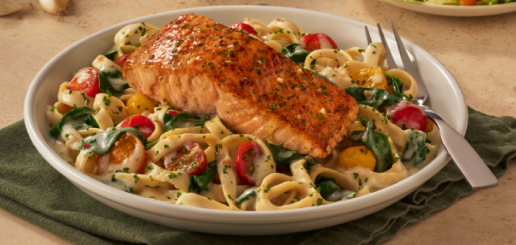 ¡NUEVO! Creamy Garlic con Salmón